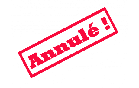 ANNULATION COMPÉTITION BADMINTON
